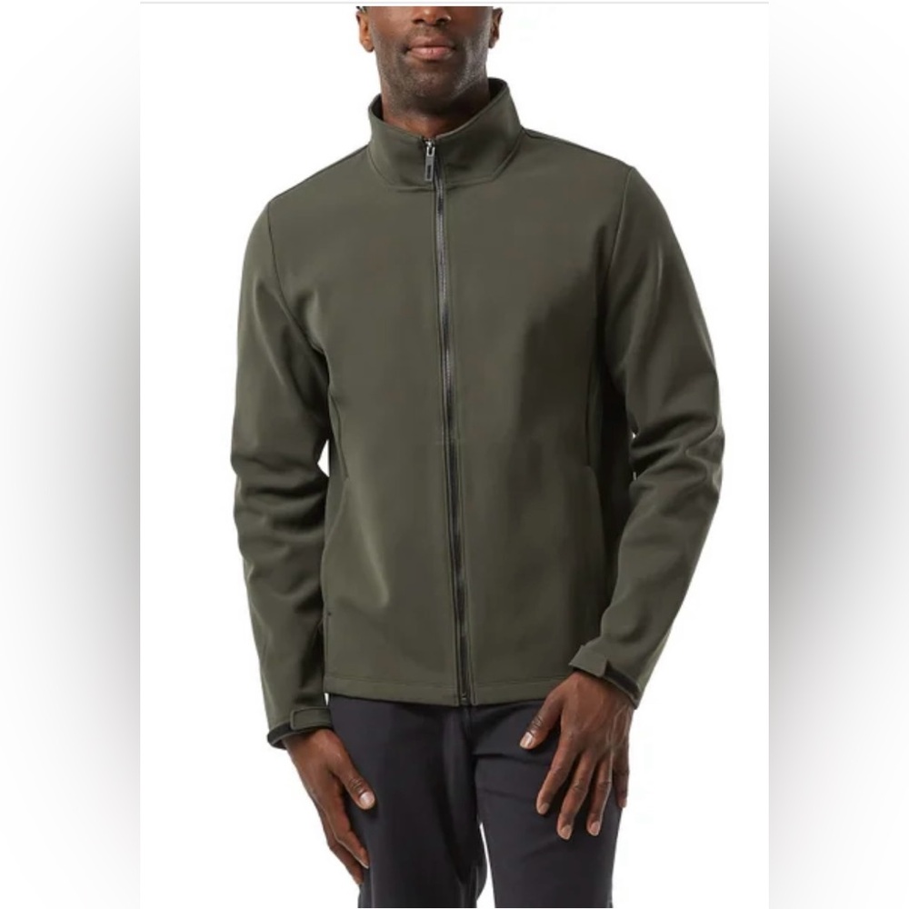 32 Degrees Heat Men’s Full Zip Up Jacket Standard Fit Green NEW